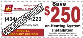 $250 OFF Heating System